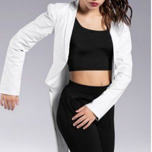 Wide Shoulder Twill Tailcoat